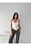 Women's Lace Detailed Rope Strap Body Athlete Top with Tie Back Stylish Blouse - 4