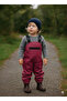 Waterproof Fabric - Play and Rain Overalls - Salopet - 2-9 Years Fuchsia - 2