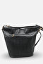 Daria Rosetti Black Knitted Women's Casual Stylish Elegant Shoulder Crossbody Bag - 5