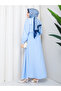 Buttoned Shirt & Skirt Hijab Set Rc9036 - 9