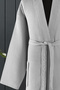 Waffle Honeycomb Textured Pique Bathrobe |   Lightweight & Extra Absorbent |   Unisex |   Spa and Bath Robe - 4