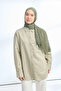 Antique Look Organic Touch Viscose Shawl - Linen Green - 2