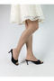 Black Color Thin Heel 36-37-38-39-40 Size Women's Slippers Slippers Women - 3