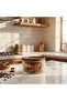 Acrylic Storage Canister with Secure Lid Transparent Kitchen Organizer 12.5 × 7.5 cm - 2