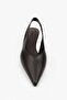 Women's Enca Brown Skin Stiletto - 4