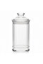 Acrylic Storage Canister with Secure Lid for Kitchen Organization 17 × 10 cm