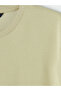 Beige Loose Fit Basic Dry Touch T-Shirt - 3