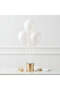 Frosty White Pearl Latex Balloons 5in, 100pcs, Party Decoration Balloons