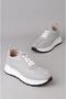 Select 1390 genuine leather casual women's shoe gray - 2