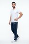 Men's Combed Cotton Fabric 4-Season Sports Sweatpants with Side Pockets and Zipper - 2
