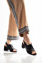 Women's Open-Toe Shoes with Heels - 2