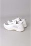 Seç K1050 Genuine Leather Women's Sports Shoes Silver - 5