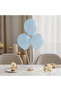 Pastel Blue Pearl Latex Balloons 5in, 100pcs, Party Decoration Balloons - 2