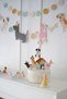 Multi-Colored Dog Friends Themed 6-Piece Long Toothpick Cake Decoration - 2