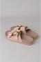 Seç 7543 Genuine Leather Women's Slippers (Heel Height: 2 cm) Mink Suede - 4