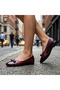 Golden Buckle Ballet Flats for Women Stylish Ballet Flats - 3
