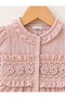 Floral Detailed Muslin Baby Girl Jumpsuit - 3