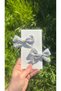 White Daisy Ribbon 2-Piece Children's Buckle Set - 4