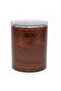 Airtight Brown Acrylic Kitchen Storage Canister with Lid for Dry Food 1060 ml