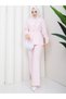 Accessory-Enhanced Shirt & Stitched Pants Islamic Clothing Set Rc9040 - 4