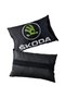 Skoda Car Compatible Digital Printed Black Travel Neck Pillow - Stylish Design - 6