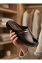 Genuine Leather Daily Women's Slippers - 4