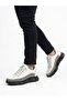 Men's White Genuine Leather Orthopedic Imported Sole Casual Shoes - 2
