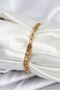316L Steel Gold Color Oval Suitable for Writing Women's Bracelet - 2