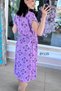 Polo Collar Waist-Tied Viscose Dress 6Y115 - 2