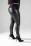 Women's Plus Size Leather Pants - 2