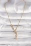 316L Steel Gold Color Chain Zircon Stone Star Model Women's Necklace - 2