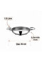 Netto Steel Pan 24 cm - 3