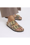 Sydney Cushion Buckle Bf Graceful Metallic Brown Women's Slippers 1029372 - 7