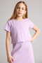 Corded Fabric Ribbed Knit 2-Piece Dress Girls H2206A826Sp - 3