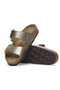 Sydney Cushion Buckle Bf Graceful Metallic Brown Women's Slippers 1029372 - 6