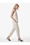Comfortable Fit Bow-Tie Lace-Up High-Waist Viscose Jogger Pants - 2