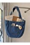 Women's Anton Double Pocket Velcro Bag Light Blue - 4