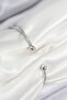 Brass Zircon Stone Pearl Model Silver Color Women's Bracelet - 2