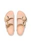 Arizona Big Buckle Nl High Shine Powder Beige Women's Slippers 1026553 - 5