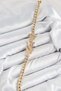 Brass Zircon Stone Butterfly Model Gold Color Women's Bracelet - 2