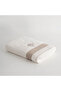Mihra Bath Towel 100% Organic Cotton Embroidered Cream 80X150 cm