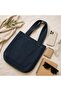 Women's Anton Double Pocket Velcro Bag Dark Blue - 2