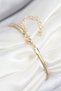 Brass Zircon Stone Star Model Gold Color Women's Bracelet - 2