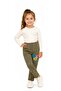 Girl's Emoji Embroidered Fish Scale Pattern Tights - 2