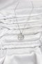 316L Steel Chain Silver Color Luck Necklace Model Zircon Stone Women's Necklace - 2