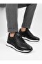 Men's black genuine leather orthopedic imported sole casual shoes