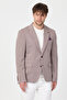 İvano Men's Burgundy Lycra Stretch Fabric Mono Collar Sports Blazer Jacket - 7