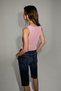 Perlina Women's Soft and Flexible Fabric Blouse with Stone Detail in Pink - 5