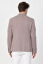 İvano Men's Burgundy Lycra Stretch Fabric Mono Collar Sports Blazer Jacket - 8