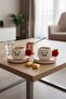 Figured 2-Piece Porcelain Coffee Cup Set 140 ml – Cute Design Turkish Coffee Cup Set Pandal - 2